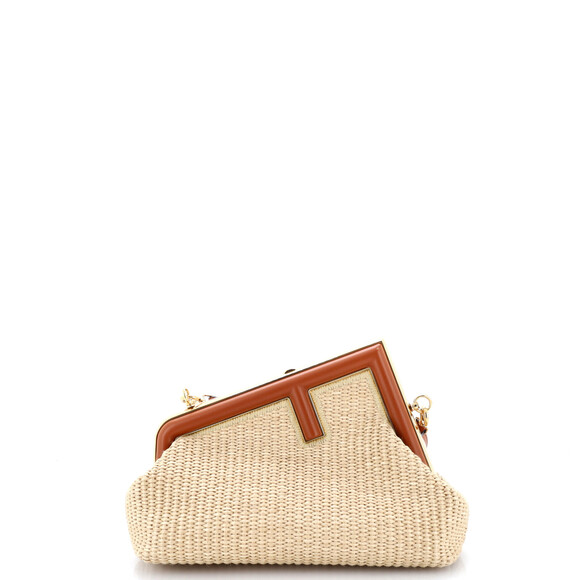 Fendi Handbags - Fendi Small First Bag Raffia